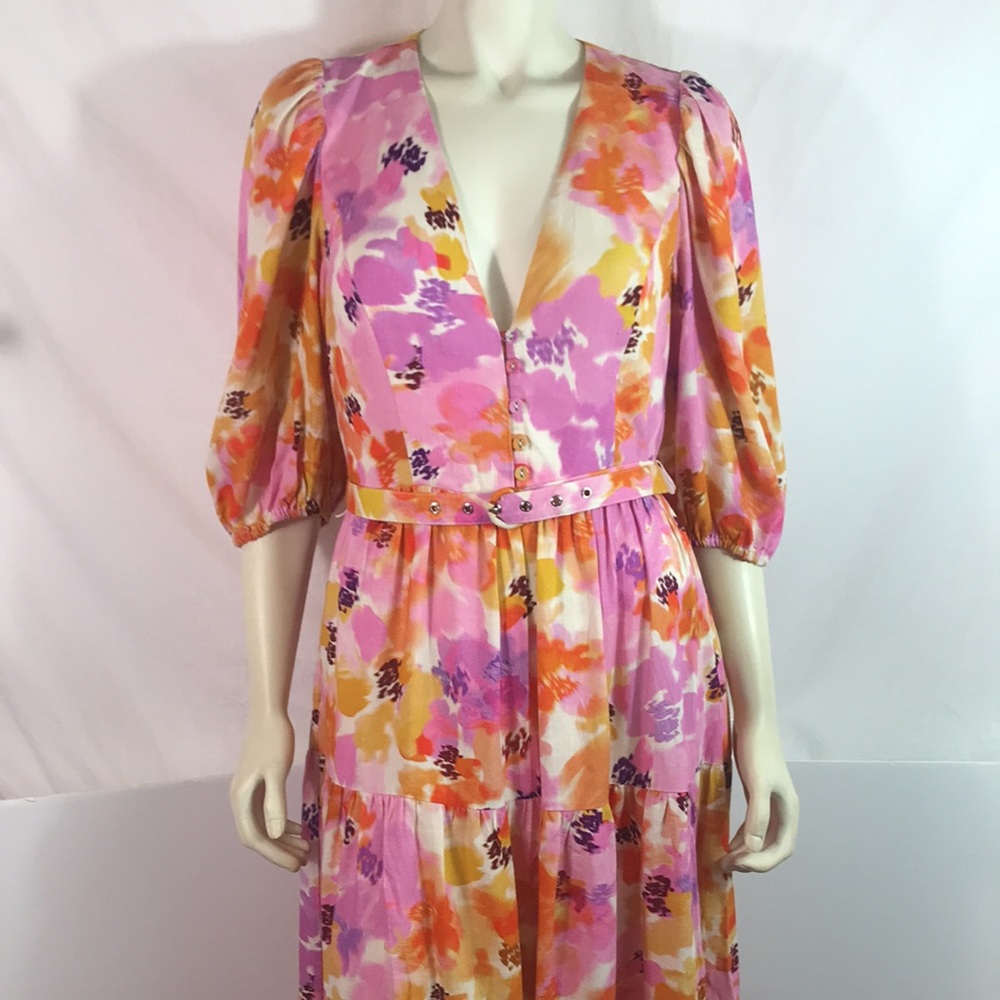 Nicolas linen/cotton dress, size 8, NWT